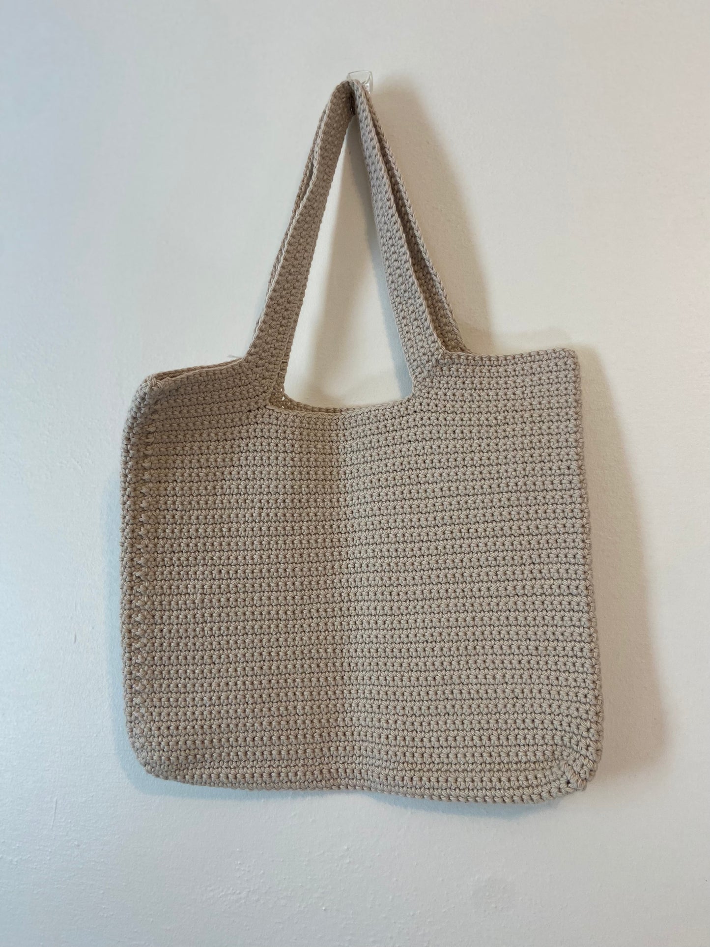 Crochet Tote Bag - Single Color