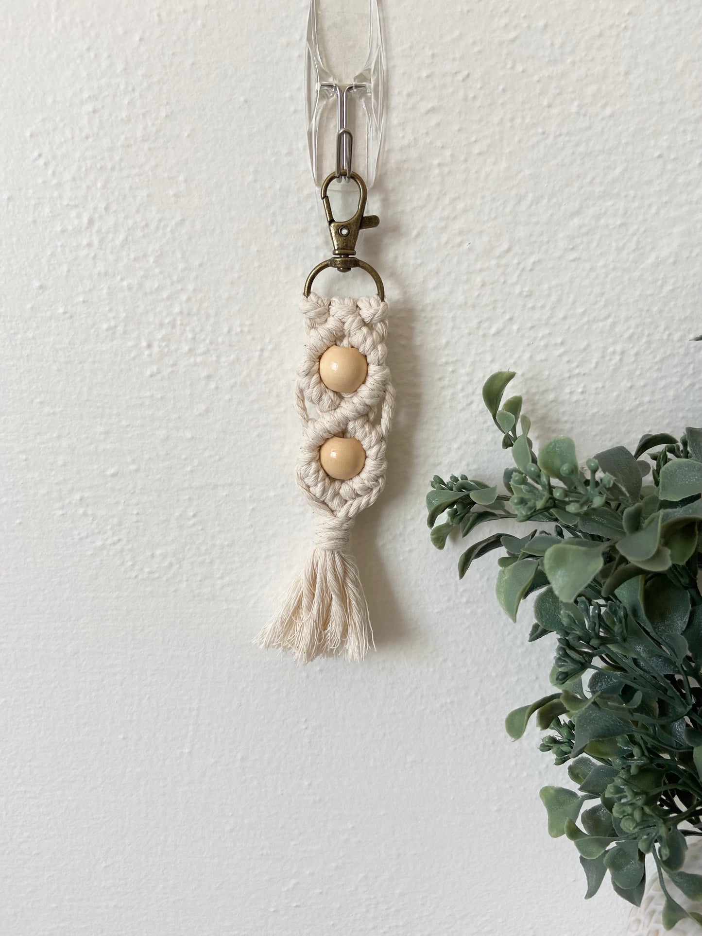 Keychain - Two beads
