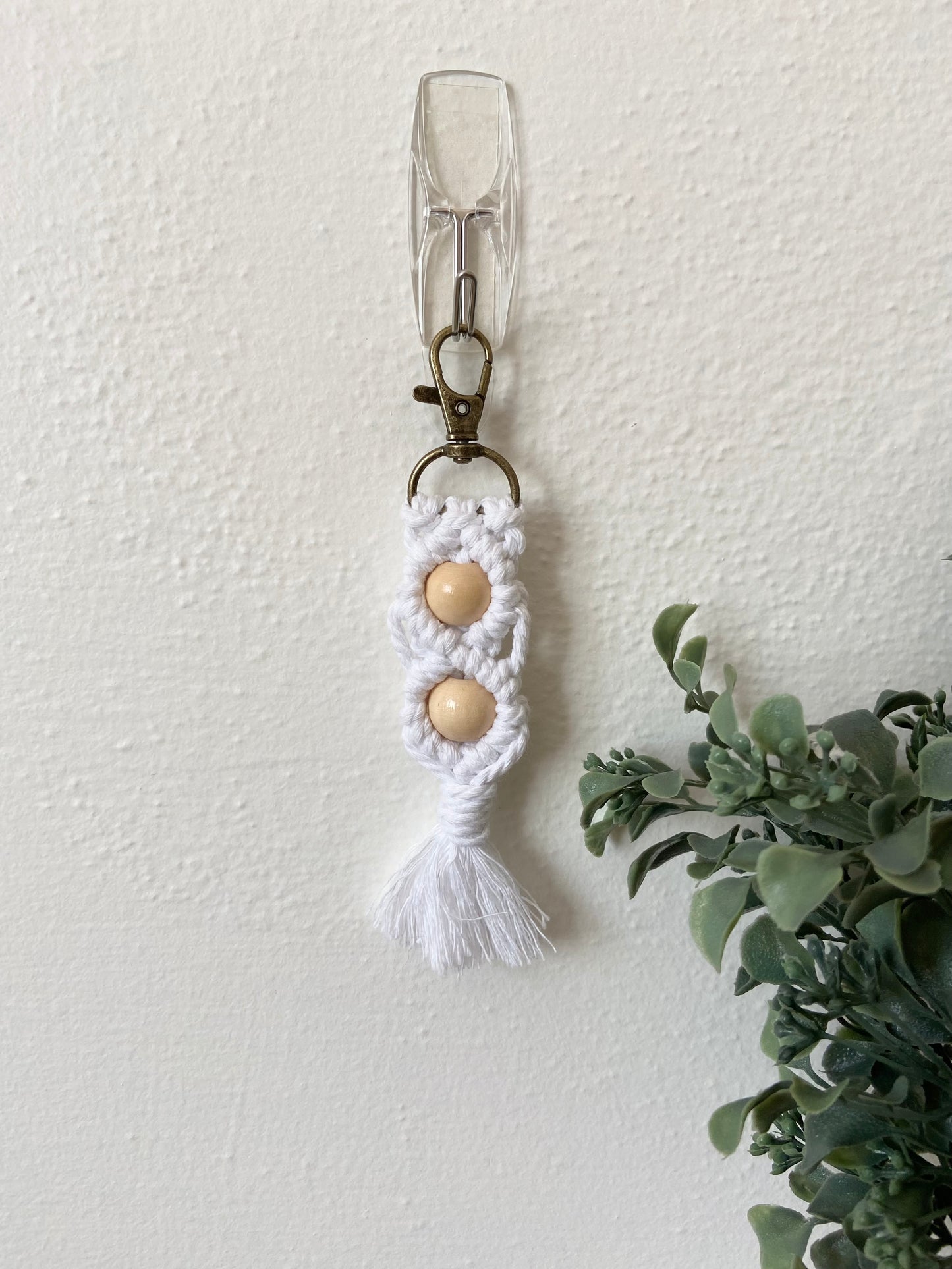 Keychain - Two beads
